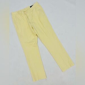 Vineyard Vines Slim Fit Club Pant butter yellow chino pants size 34x32